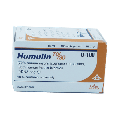 HUMULIN 70/30 10ML VIAL X 10