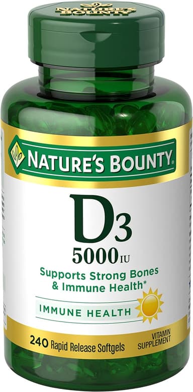 NATURE'S BOUNTY D3 125MCG(5000)