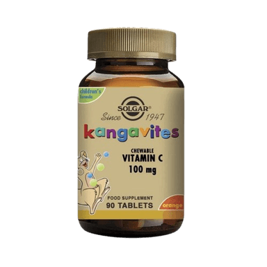 SOLGAR KANGAVITES VITAMIN C 100MG(ORANGE BURST) X 90 TABS