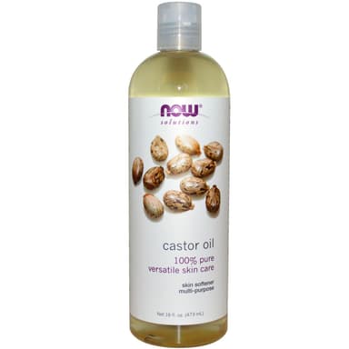 NOW SOLUTIONS CASTOR OIL 437ML