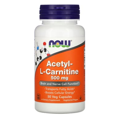 NOW FOODS ACETY-L-CARNITIN 500MG