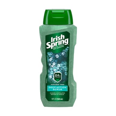 IRISH SPRING BODY WASH(DEEP ACTION SCRUB) 532ML