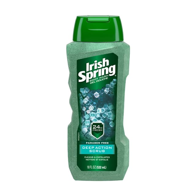 IRISH SPRING BODY WASH(DEEP ACTION SCRUB) 532ML
