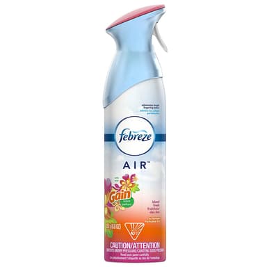 FEBREZE ODOR-ELIMINATING AIR FRESHENER WITH GAIN ISLAND GINGER SCENT 8.8OZ