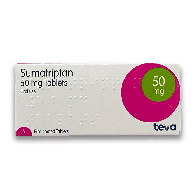 Sumatriptan 50mg tablets teva