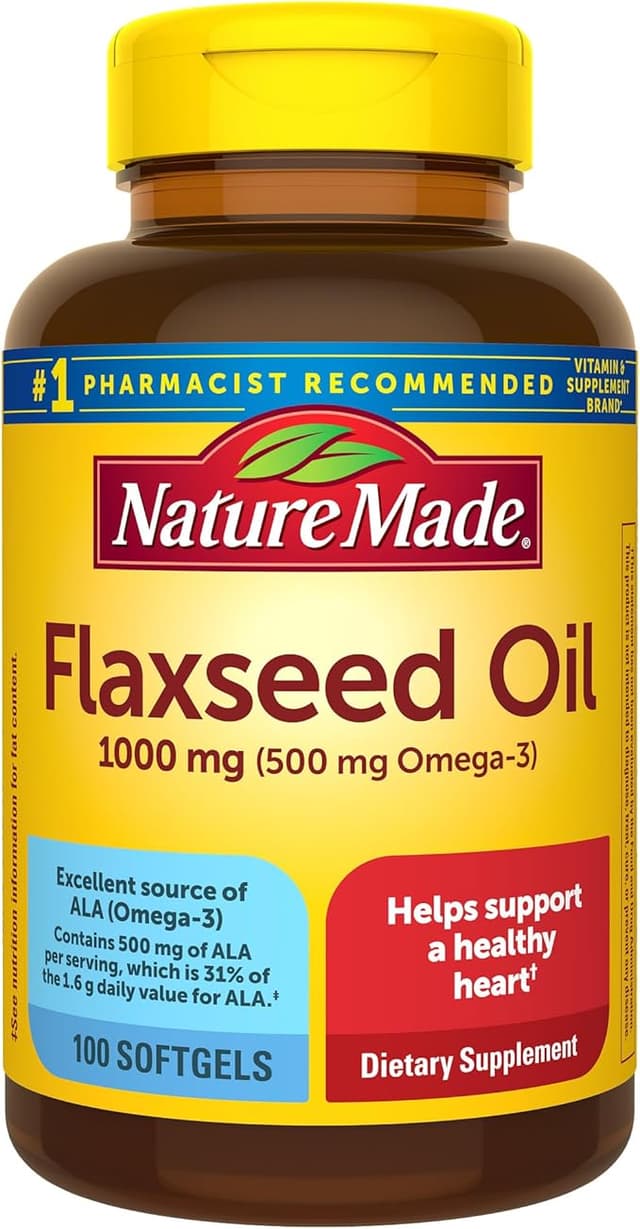 NATURE MADE FLAXSEED OIL 100OMG X 100 SOFT GELS