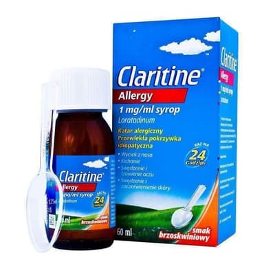 CLARITIN ALLERGY SYROP 1MG/ML X 60ML
