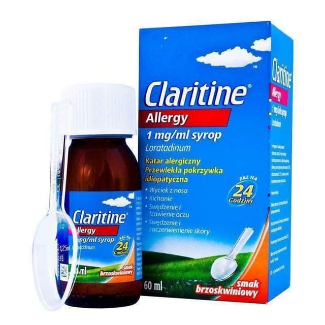 CLARITIN ALLERGY SYROP 1MG/ML X 60ML