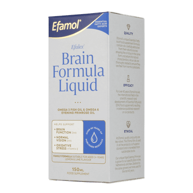 EFAMOL BRAIN LIQUID FORMULA WITH EVENING PRIMEROSE OIL 150ML