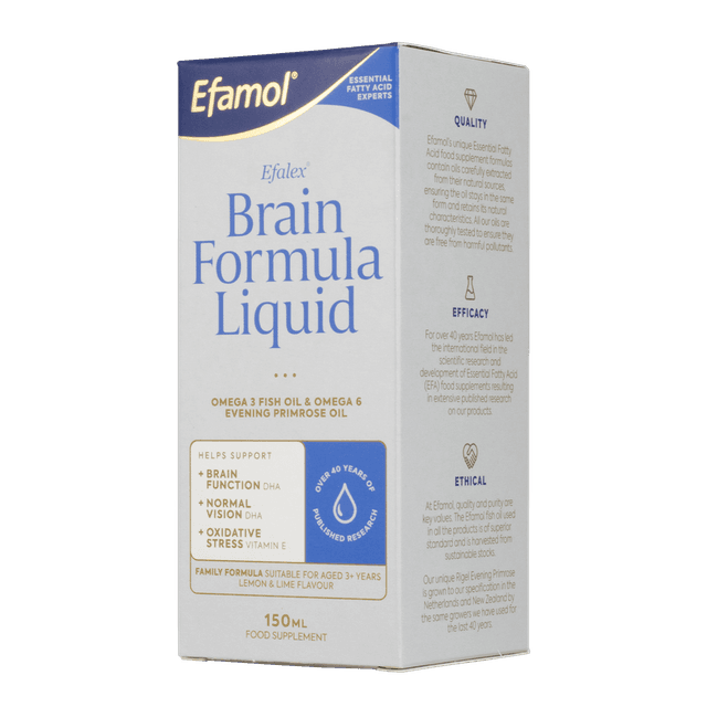 EFAMOL BRAIN LIQUID FORMULA WITH EVENING PRIMEROSE OIL 150ML