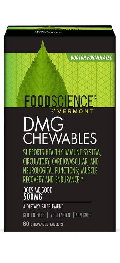 FOODSCIENCE OF VERMONT DMG 500MG X 60 CHEWABLE TABS