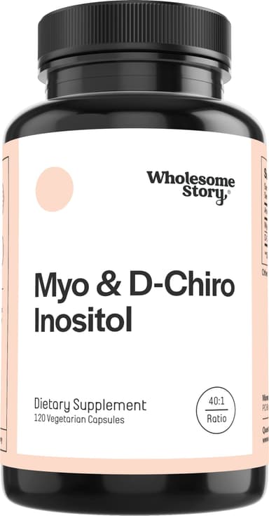 WHOLESOME STORY MYO & D-CHIRO INOSITOL BY 120