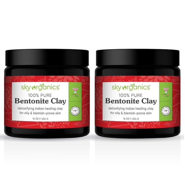 SKY ORGANICS BENTONITE CLAY 454G