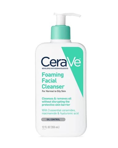CERAVE FOAMING CLEANSER FOR NORMAL TO OILY SKIN 236ML