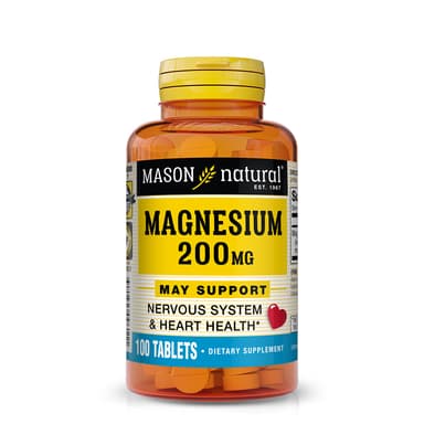 MASON MAGNESIUM 200MG X 100 TABS