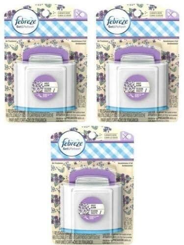 FEBREZE VIOLET BLOOM SET & REFRESH AIR FRESHENER 0.18 FL OZ