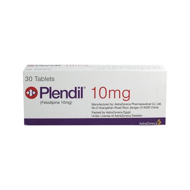 Plendil Felodipine 10mg 30 tablets pack