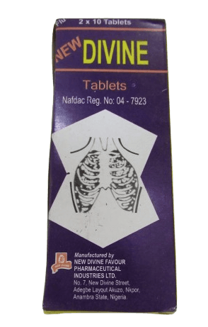 NEW DIVINE CHEST & LUNGS X 20 TABS