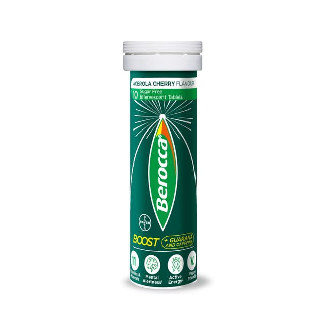 BEROCCA BOOST EFFERVESCENT TABLETS X 10