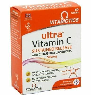 ULTRA VITAMIN C 500MG X60 TABLETS(SACHET,EACH)