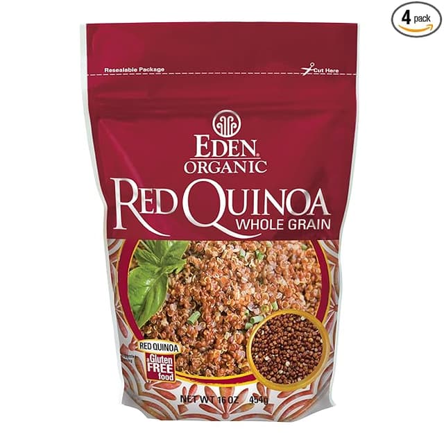 EDEN ORGANIC RED QUINOA WHOLE GRAIN 454G
