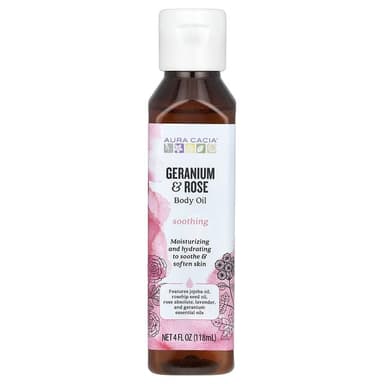 AURA CACIA GERANIUM & ROSE OIL 118ML