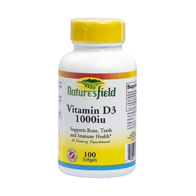Nature's field Vitamin D3 5000 I.U 100 tablets