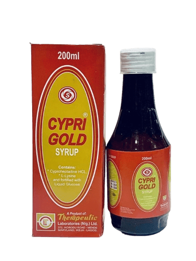 CYPRI GOLD SYRUP 200ML
