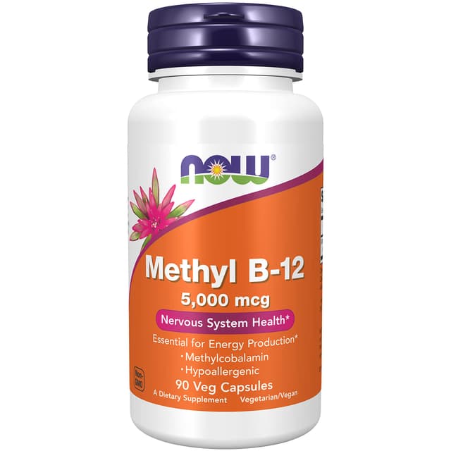 NOW FOODS METHYL B-12 5000MCG BY 100 TABS