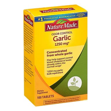 NATURE MADE ODOURLESS GARLIC 1250MG X 100 TABS
