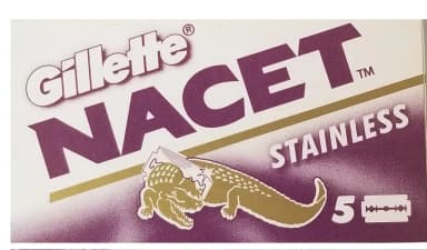 GILLETTE NACET STAINLESS BLADE