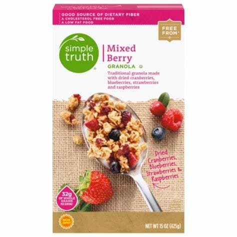 SIMPLE TRUTH MIXED BERRY GRANOLA