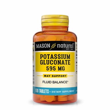 MASON POTASSIUM GLUCONATE 595MG X 100 TABS