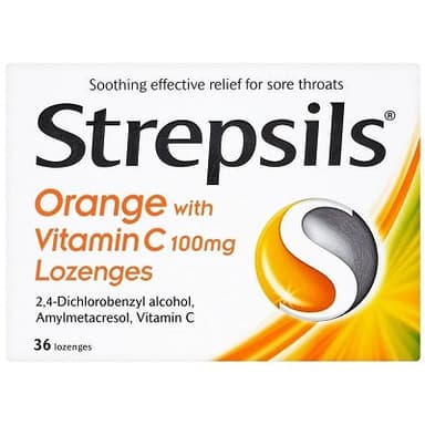 STREPSILS X 6 LOZENGES(ORANGE)