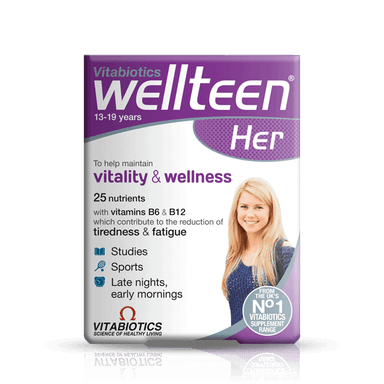 WELLTEEN HER 13-19YRS X 30 TABS