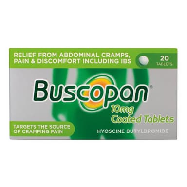 BUSCOPAN 10MG X 20 COATED TABS