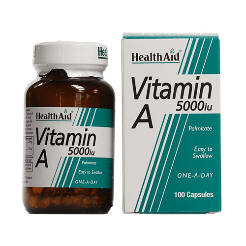 HEALTHAID VIT A 5000IU X 100