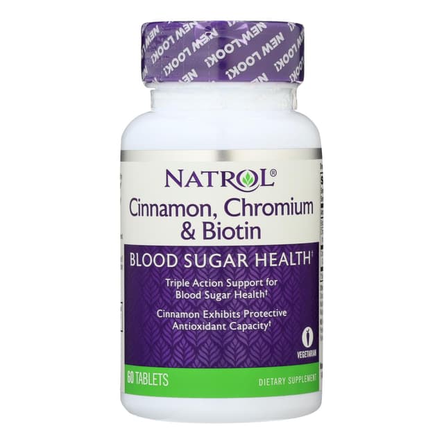 NATROL CINNAMON,BIOTIN CHROMIUN