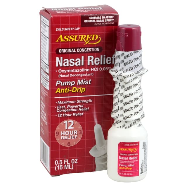 ASSURED NASAL RELIEF 15ML(ORIGINAL CONGESTION)