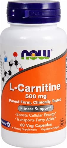 NOW FOODS L-CARNITIN 500MG BY 60