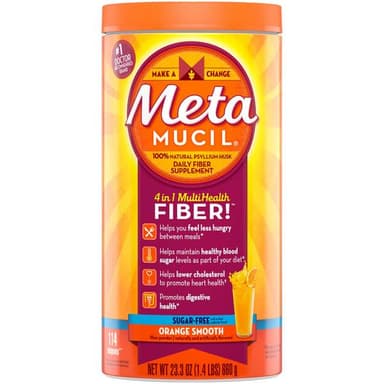 META MUCIL 4-IN-1 FIBER SF ORANGE -1.04KG