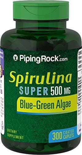 PIPINGROCK SPIRULINA SUPER 500MG X 300 CAPLETS