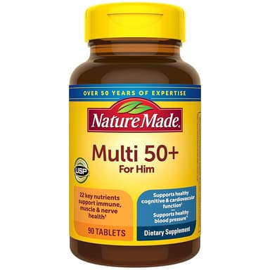 NATURE MADE MULTI FOR HIM 50+ VITAMIN D3 X 90 TABS