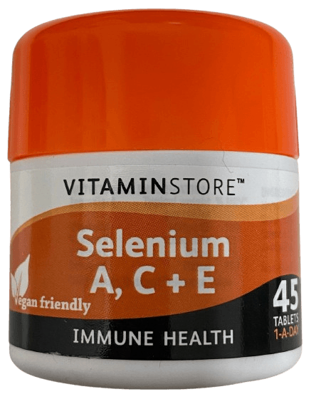Vitaminstore  selenium A,C+E 45 tablets