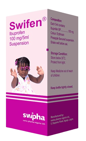 SWIFEN SUSPENSION CHILD 100MG