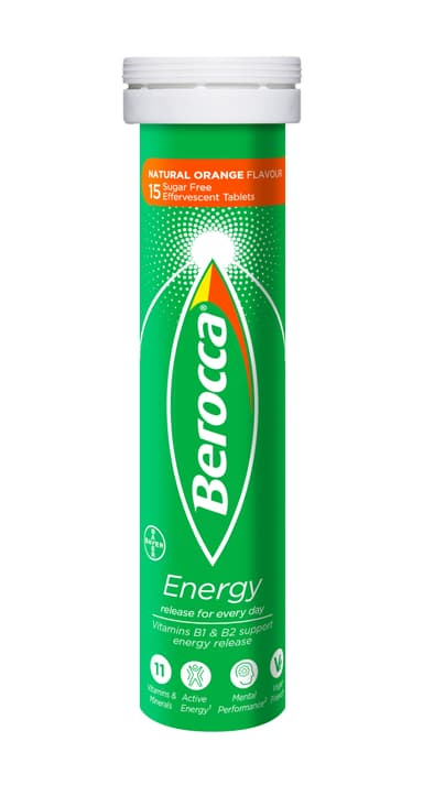 BEROCCA ORANGE FLAVOUR X 15 TABS
