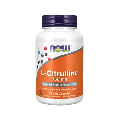 NOW FOODS L - CITRULLINE CAPS - 750MG BY 90