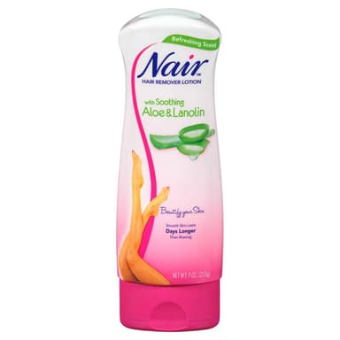NAIR HAIR REMOVAL LOTION ALOE & LANOLIN 255G