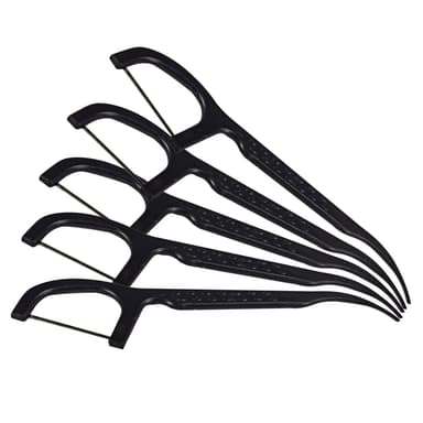 PUREAL DENTAL FLOSS PICKS X50(CHARCOAL)