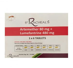 ST RACHEALS ARTEMETHER LUMEFANTRINE